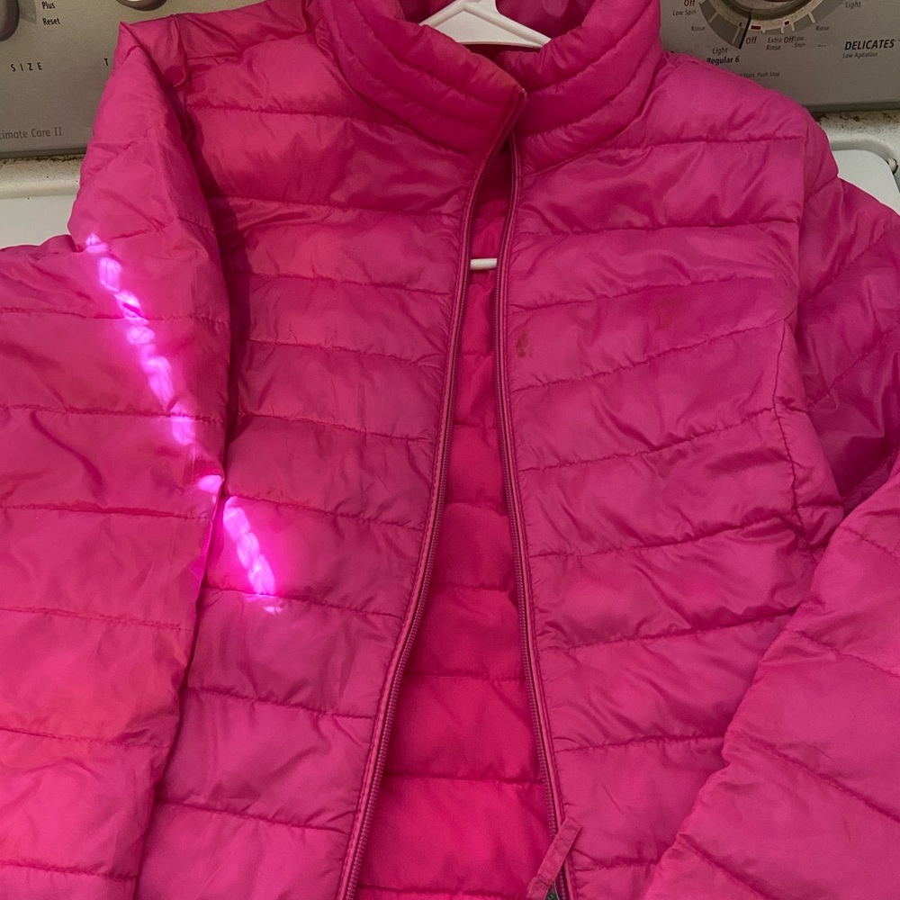Hot Pink Puffer Jacket